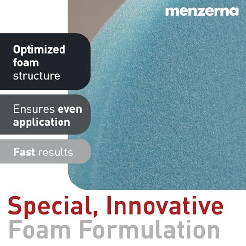 Image of menzerna 3.5 Inch 2X Premium Polishing Pads for WAXING Sealing & Protection I Body Repair Buffing & Polishing Pads with Safety Edge & Velcro Attachment I Washable & Long Lasting