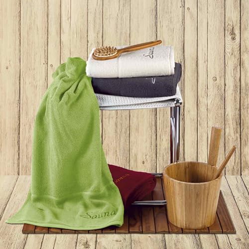 frottana Pearl Saunatuch 80 x 200 cm aus 100% Baumwolle, ivory – Ansicht 3
