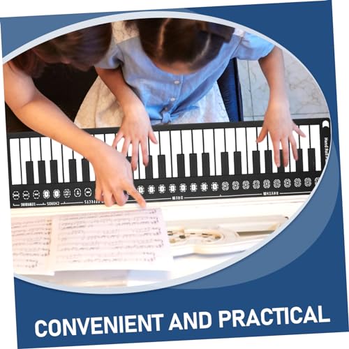 COOPHYA 49 Clavier Électronique Clavier Pliable Piano à Clavier Avec Haut-parleur Piano Pliant Clavier Numérique Claviers Électroniques Clavier Portable Enfant Rouleau à La Main Orateur - Les Beatles, Paul McCartney, John Lennon, RIngo Starr, George Harrison COOPHYA 49 Clavier Électronique Clavier Pliable Piano à Clavier Avec Haut-parleur Piano Pliant Clavier Numérique Claviers Électroniques Clavier Portable Enfant Rouleau à La Main Orateur – Image 6