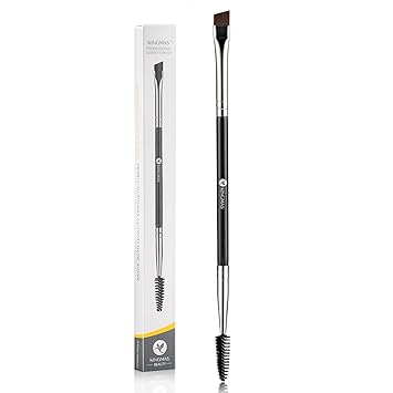 KINGMAS Eyebrow Brush Spoolie Professional Duo Angled Eye Brow Brush