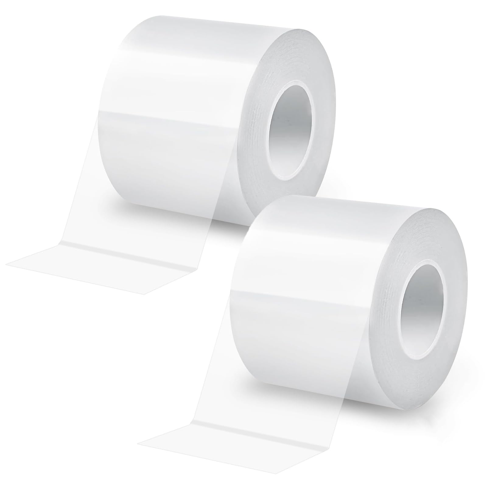 Window Weather Sealing Tape, 2Pcs Sealing Film Tape 5cm*10m, Clear Waterproof Tapes Waterproof Sealing Tapes No Residue for Winter Window Door Draft Stopper Roof