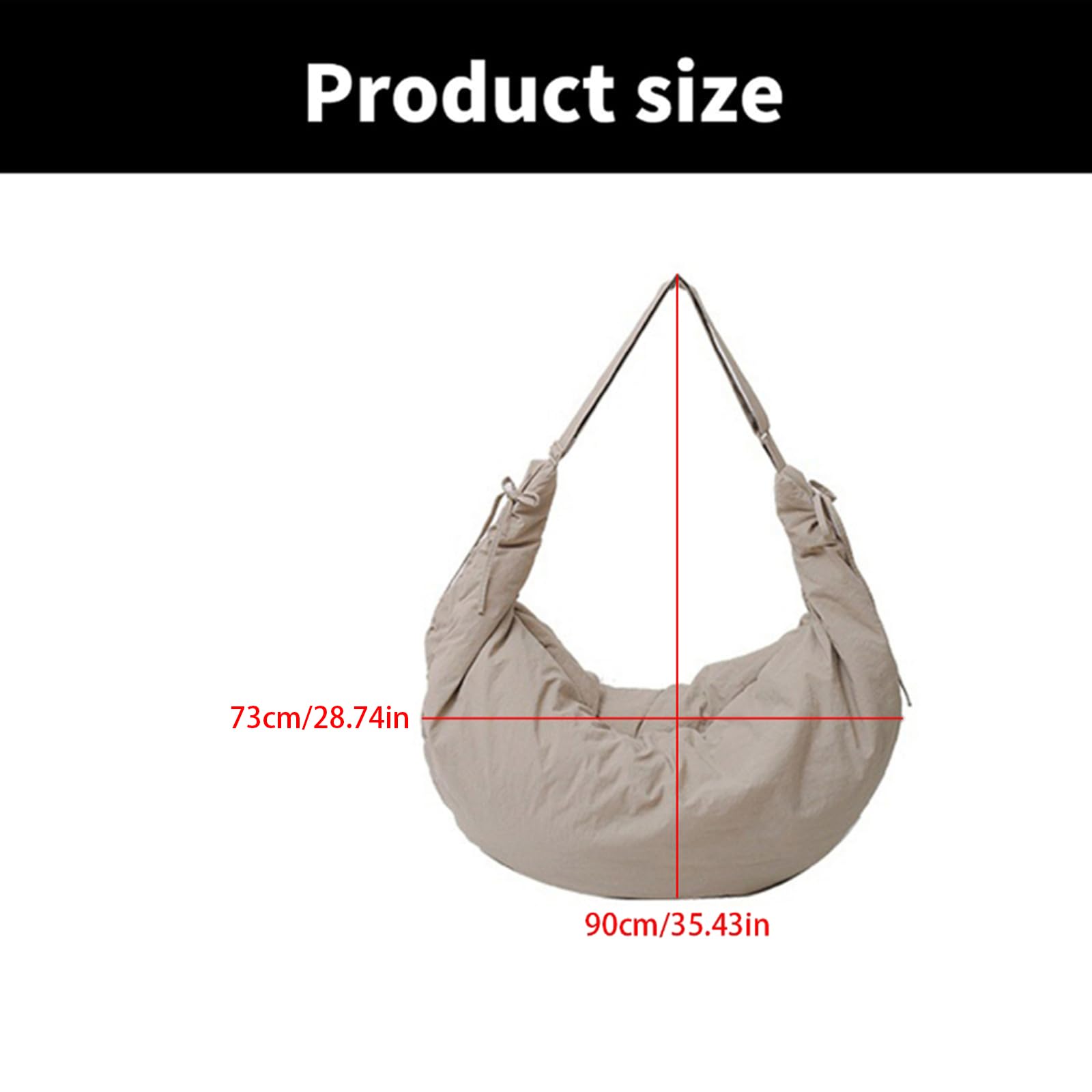 Bolsa de compras de gran capacidad para mujer