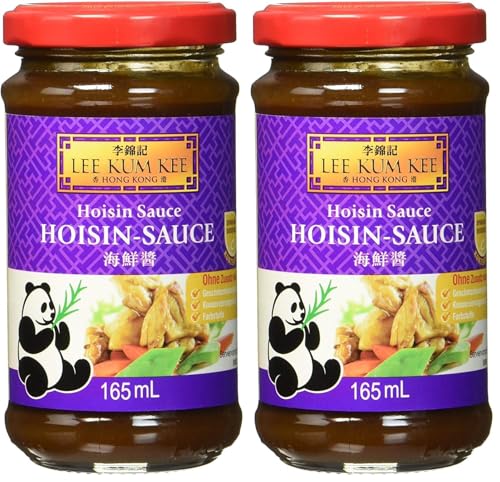 Lee Kum Kee Salsa Hoisin, salsa dulce y picante a base de soja, 1 x 165 ml (Paquete de 2)