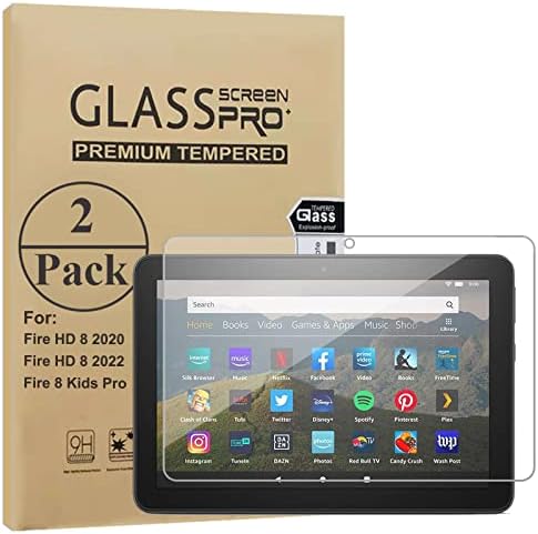 KXOYJAD Screen Protector for 8 2020/2022(10th&12th Gen), Tempered Glass Film(2 Pack)
