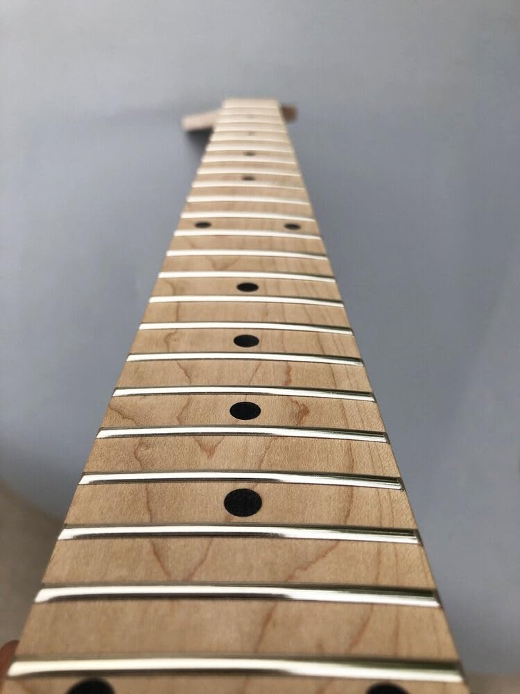 Amazon | ギターネック 25.5 インチ 22 フレット メイプル指板ロック