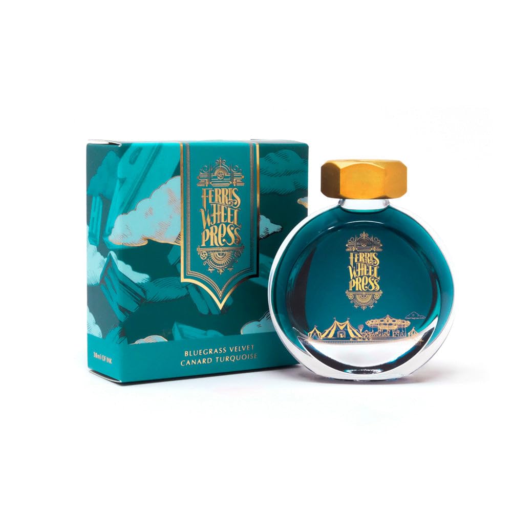 Ferris Wheel Press Fountain Pen Ink | Everyday Ink Collection | Mild Teal | 38ml