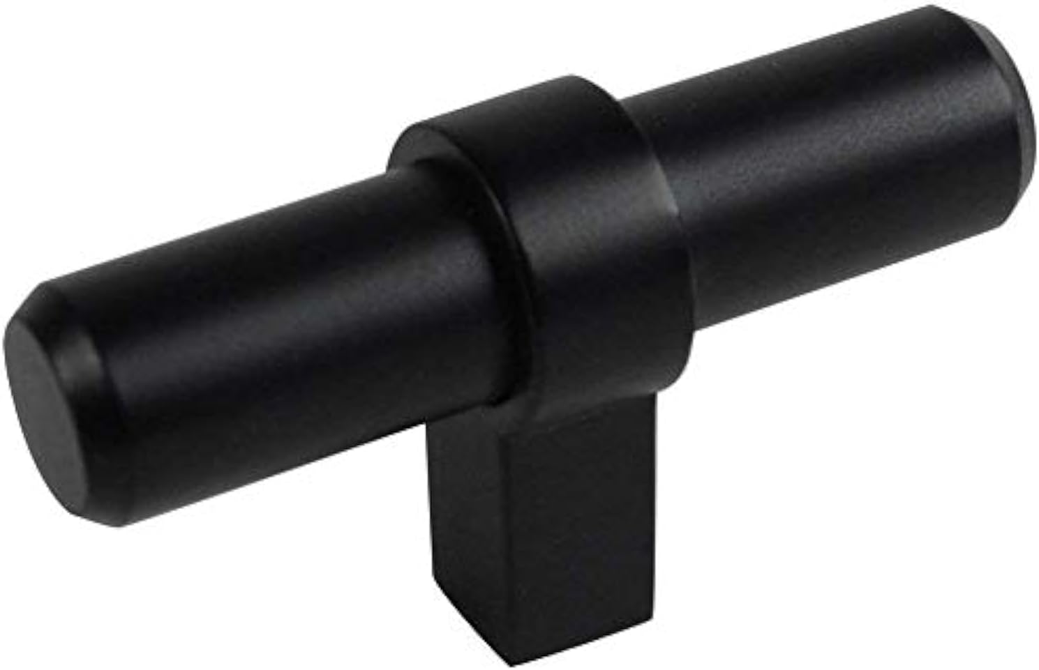 Cosmas 5 Pack 181FB Flat Black Cabinet Bar Handle Pull Knob - 2-3/8" Long