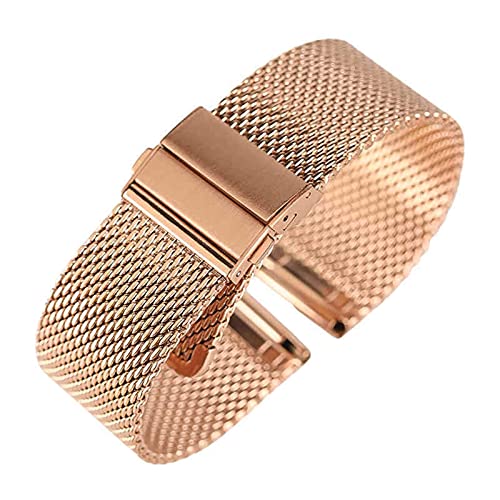 Bracelet en acier inoxydable maille pliable pour montre homme