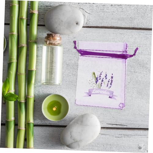 Bolsas de almacenamiento Happyyami 20 piezas lavanda miniatura 6