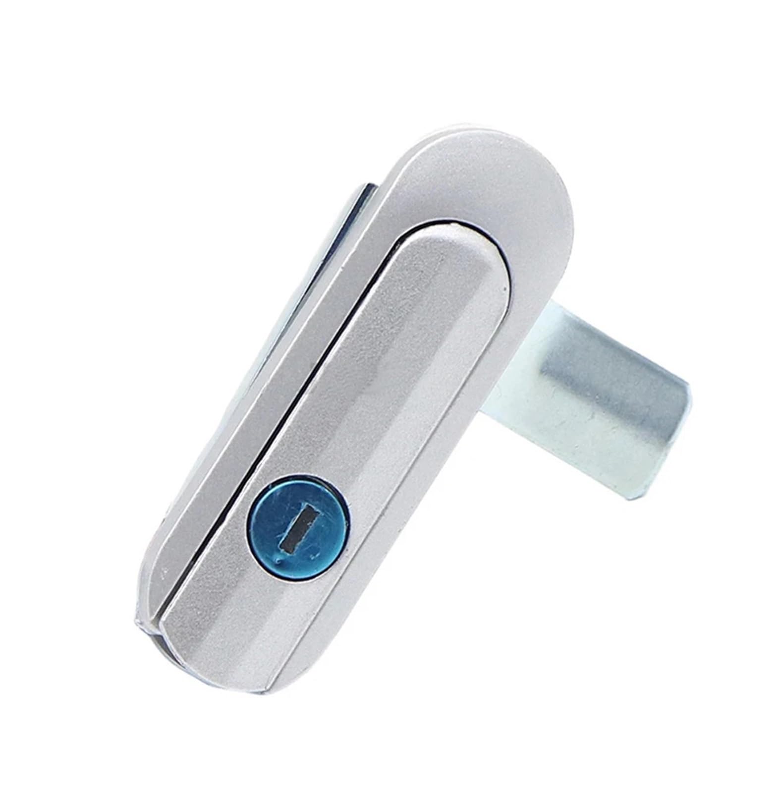 Serrure plate pour porte d'armoire en aluminium à poignée rotative diamantée ergonomique