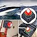 Batterietrennschalter 1-2-Both-OFF - Spurtar Batterie Hauptschalter Autobatterie Batterie Trennschalter 12V 24V 48 Volt, Wasserdicht für Boot Motorrad Yacht Auto KFZ Marine Caravan