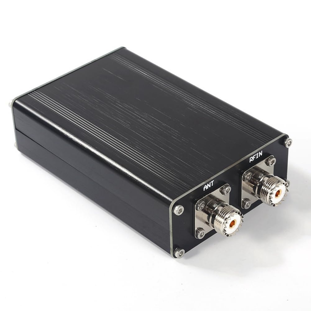 ATU-100 PRO+ Sintonizzatore D'Antenna Automatico 1.8-55Mhz Multifunzione Conveniente 0.96 Pollici Accordatore D'Antenna Nero Ricaricabile con