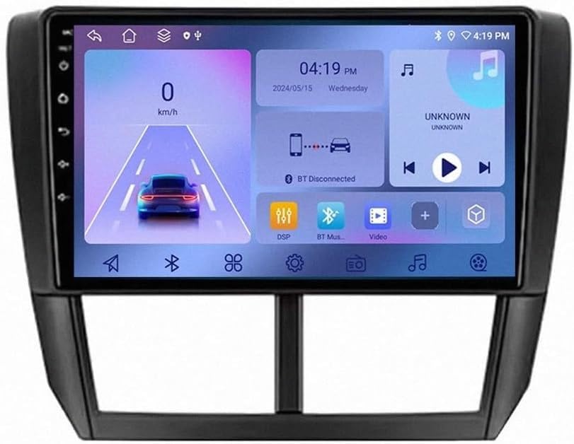 Autoradio Android Subaru Impreza pour voyager en musique avec guidage GPS et CarPlay intégré