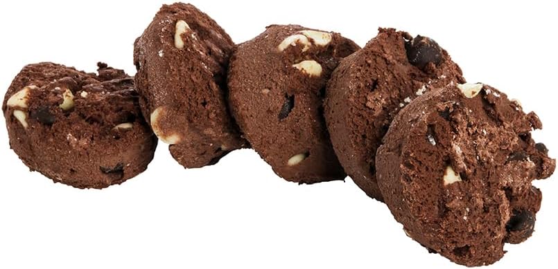 Otis Spunkmeyer Sweet Discovery Double Chocolate Chip Cookies Dough, 1.33 Ounce -- 240 per case.