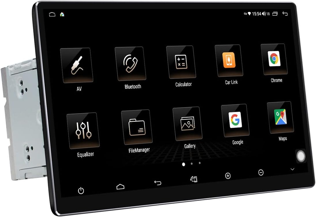 joying carplay stereo 11 6 inch octa core double din car stereo android 10 navigation car stereo with full fit 1920x1080 screen 8gb128gb support blue