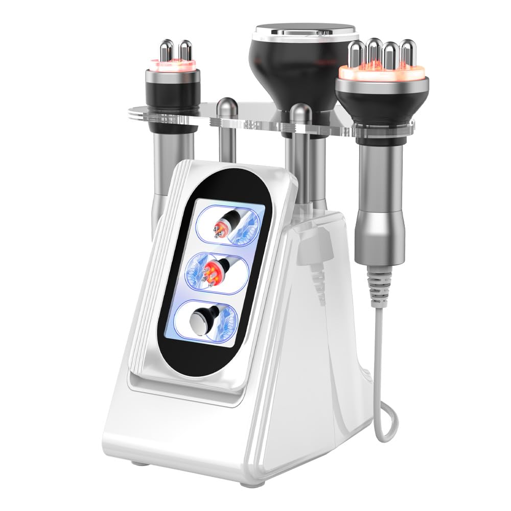 Elitzia 3 in 1 80k Kavitation Maschine Ultraschall Kavitation Körper Sculpting Fettverbrennung Gesicht RF Radiofrequenz Vakuum Massage Hautstraffung Maschine Tragbar Schönheitssalon Spa Heimgebrauch