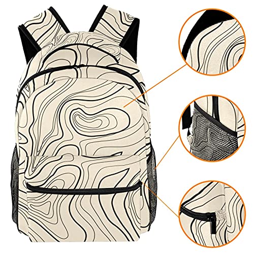 Sac à dos décontracté multicolore 3 à grande capacité et modulable