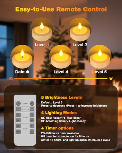 Image of Yme Waterproof Rechargeable Pillar Candles Flickering with Remote Timers | Magnetic Charging Base, Flameless LED Battery Operated Candles, for Outdoor Indoor Lantern Home Patio Yard Decor, 4 Pack