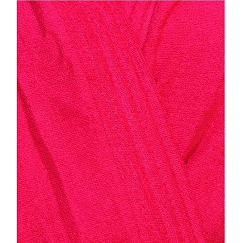 Image of bathrobes terry cotton free size bathrobe for women, bathsuit fit up to 42 inches chest size ladies - Dark Pink Rani bathrobe