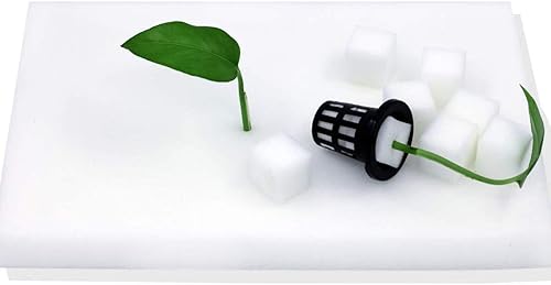 Paquete de 100 esponjas hidropónicas de semillas hidropónicas para plantar, herramientas de jardinería, esponjas hidratadas sin suelo para cultivo