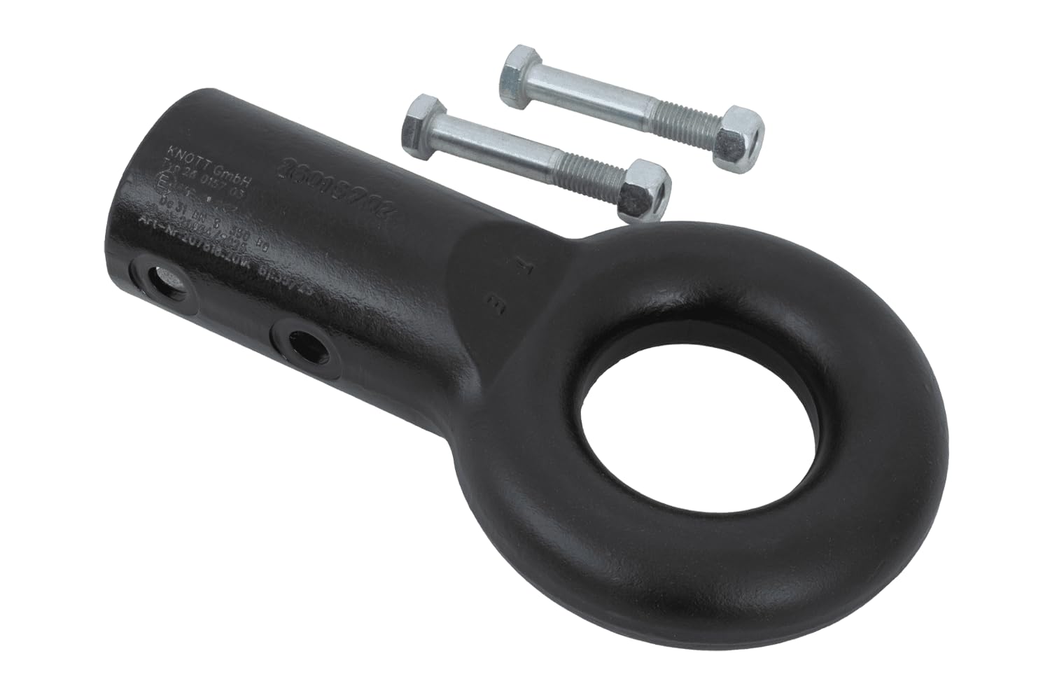 Knott KK7937S sprzęgło oczkowe do przyczepy 3500 kg z dyszlem rurowym 60 mm, nowe wykonanie