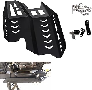 Coque de protection pour moteur de moto en aluminium - Châssis sous moteur - Plaque de patins pour Honda CB500X 2019 2020 2021 2022 2023 CB400X 2021-2024 NX500 NX400 2024 2025 (l noir)