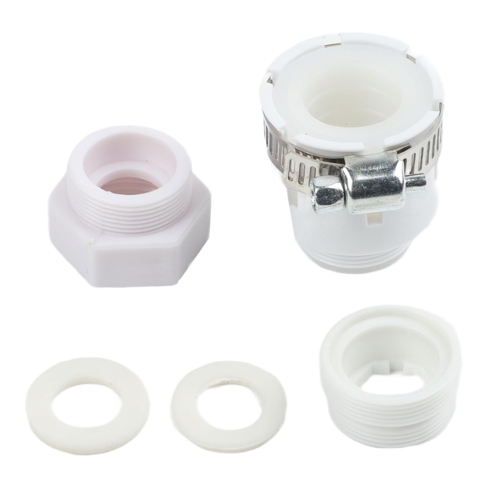 Filtro de grifo de cocina lavable, purificador de agua eficiente para grifos, elimina contaminantes para beber de forma segura, color blanco, 11,5 x 10 cm