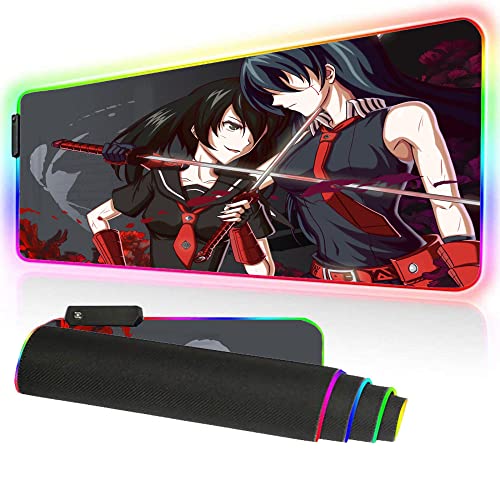 ゲーミングマウスパッドアニメアカメが斬る!零LedライトデスクマットコンピューターマウスパッドRgbバックライトキーボードカバーキーボードXxl-600X300X4Mm ゲーミングマウスパッドアニメアカメが斬る!零LedライトデスクマットコンピューターマウスパッドRgbバックライトキーボードカバーキーボードXxl-600X300X4Mm