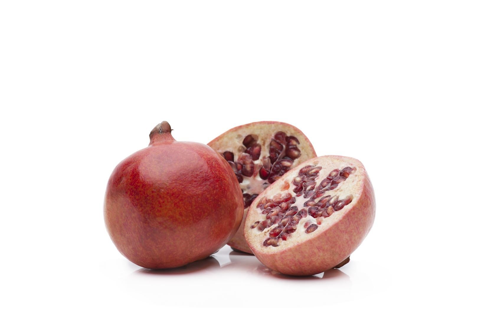 Punica granatum 'Mollar' 80-100 cm - Granatapfel, rote Früchte, Erntezeit September-November, ideal für Kübel, winterhart, pflegeleicht