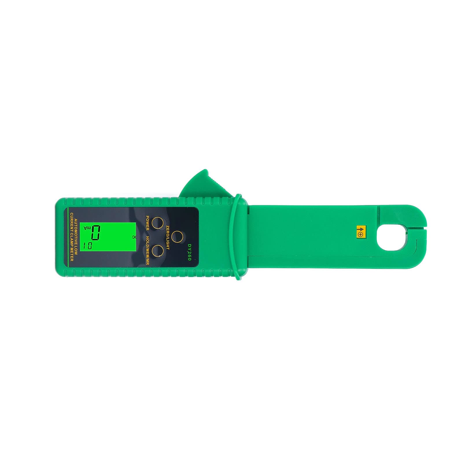 Fabater Pinza Amperometrica, 0mA 60A Tester di Corrente di Dispersione Portatile Senza Contatto e Anti-interferenza, Pinza Amperometrica AC DC a Bassa Corrente con 99 Set di Archiviazione Dati per il