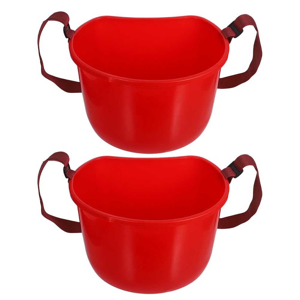 Cesta para Recoger Verduras 2 Piezas de Plástico con Correa Ajustable