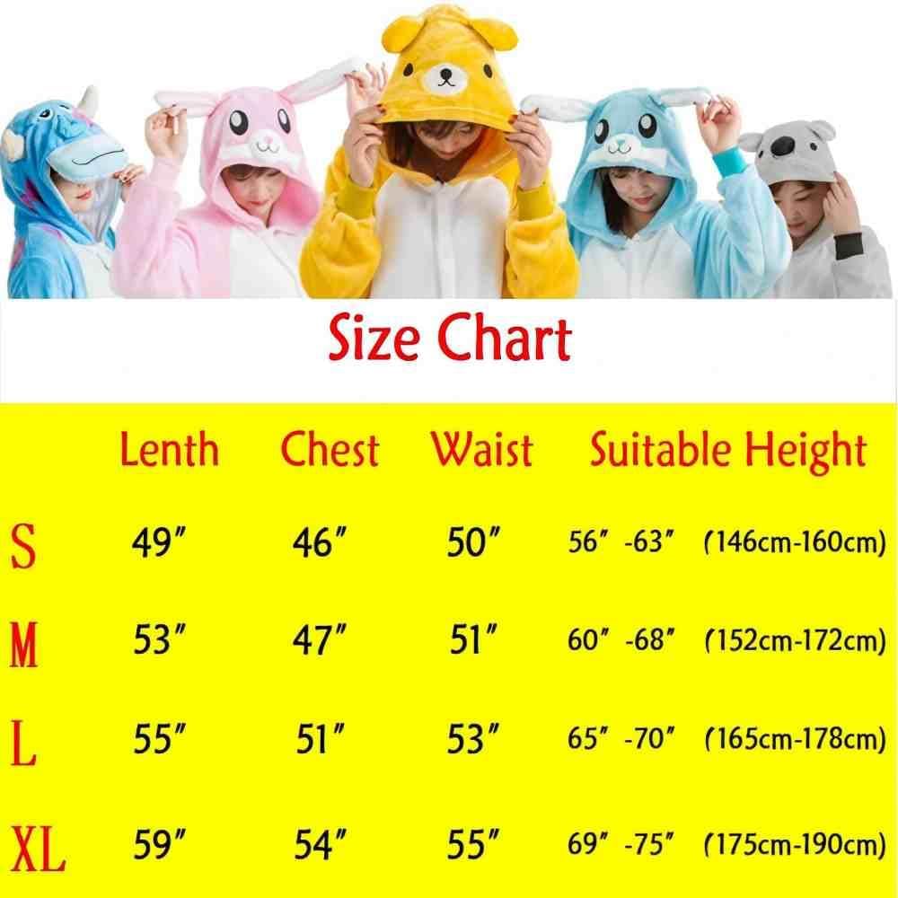 Adult Onesie Animal Pajamas Animal Halloween Costume Unisex Onesies Plush Cosplay Pajamas One-Piece Sleepwear - Image 3
