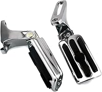 Vista 5 de Mini estribo de pasajero, kit de soporte y clavijas para Harley Davidson Touring modelos 1993-2023 Road King FLHR Road Glide FLTRX Street FLHT