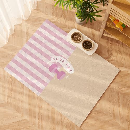 ペットマット PU革 PVC 防水 防汚 拭ける 大判 フローリングカーペット トイレ下敷きマット ペットシーツ おしっこ 犬 猫用 撥水 PVC 滑らない 老犬 シニア 介護 洗える 小型 中型 大型犬 120*180cm