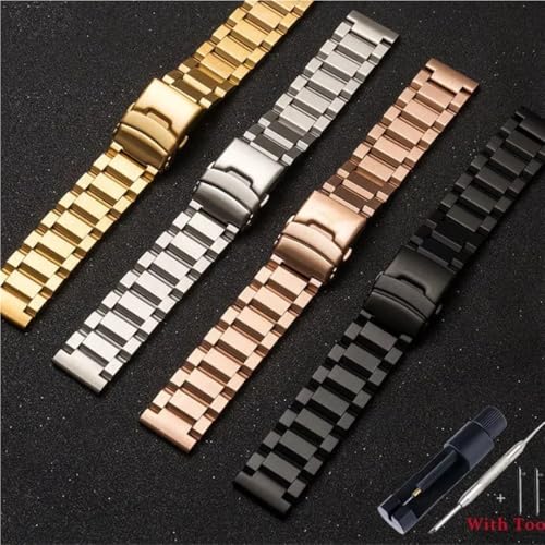 Sangle acier inoxydable pour montre connectée et classique au quotidien - 7