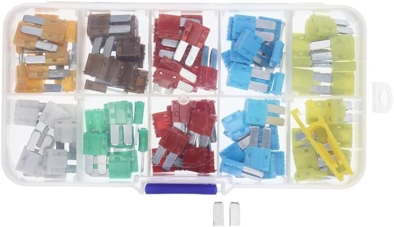 32V Car Fuse Kit Fuses Automatic Truck Blade The Fuse Insurance Insert Insurance of Xenon Piece Lights Auto Accessories(Micro 50PCS)