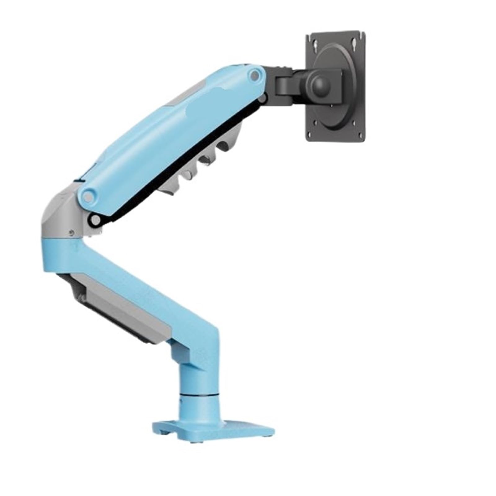 Ikpgbzxm One Color Computer Monitor Bracket Robotic Arm, No-Drill Heightening Cantilever Frame F80(F80-Xm|Bayblue)