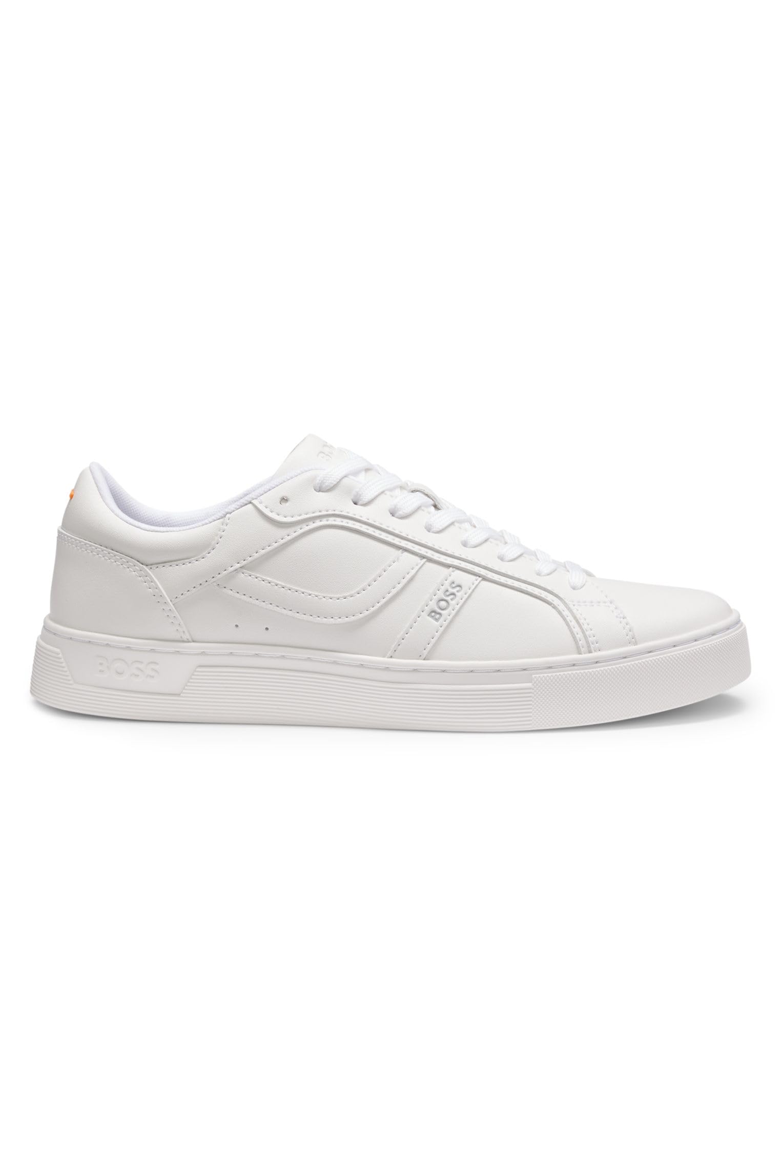 Hugo Men's White Rhys Tennis - Sneakers - 10 Uk - Shoes