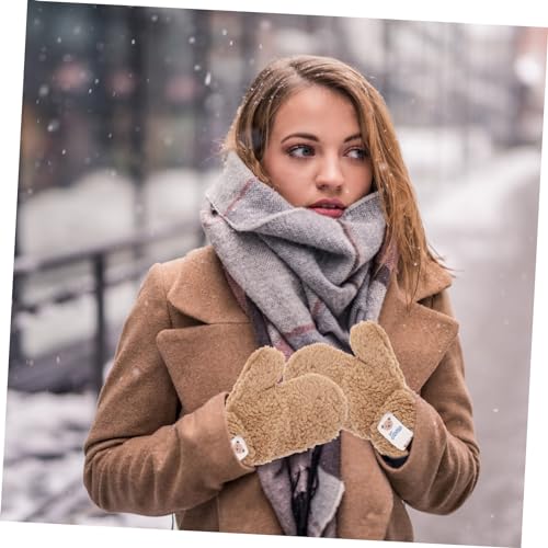 Winter Gloves Women Cartoon Mittens Boys and Girls Gloves Years Old Warmest Fleece for Girls Thicken Plush Mittens3