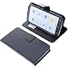 Produktbild foto-kontor Tasche kompatibel mit Emporia Smart 4 Book Style schwarz Schutz Hülle Buch