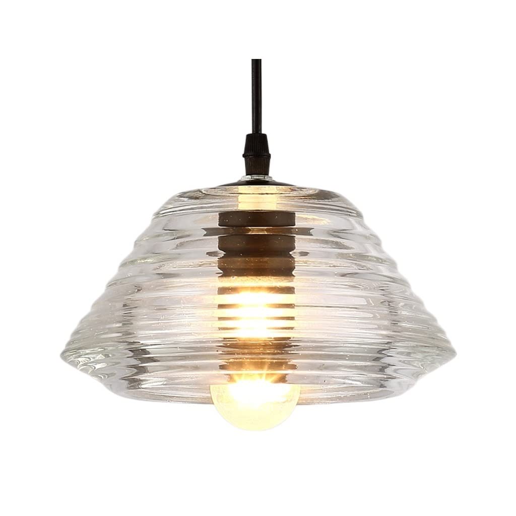 Lampe suspendue loft plafond avec suspension cristal vintage E27 pour eclairage chambre enfant