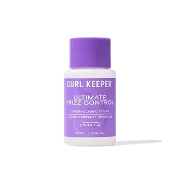 Curl Keeper Ultimate Frizz Control Liquid Styler for Curly Hair Anti Frizz Hydrabond Humidity Shield Gel for Waves, Rings and Coils, Lightweight Water Based Defrizzing Styling Product, 3oz/90ml