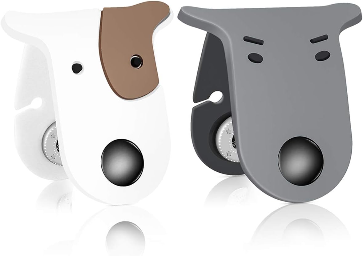 Earbud Holder Earphone Cord Organizer Wrap Headphone Keeper Winder Clip Tangle Free Cable Management 2 PCS Cute Doggie