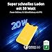 Intenso Powerbank F10000, externer Akku mit PD (20W) & QC (18W), USB-C und USB-A Anschluss, 10000mAh, Gelb : Amazon.de: Elektronik & Foto
