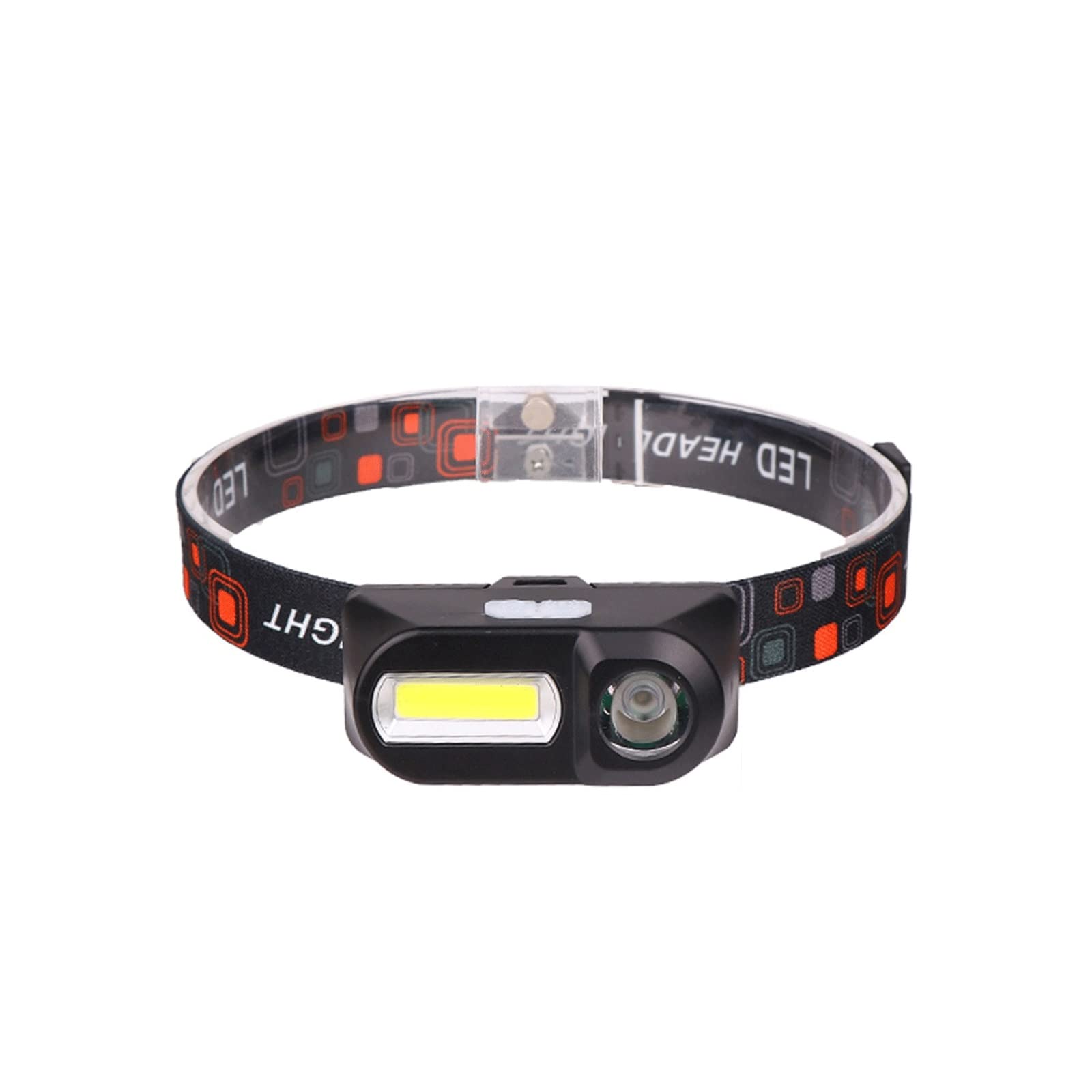 Czujnik latarki czołowej 18650 żarówek baterii na kemping kolarstwo latarka latarka lampa latarka przenośna lampa LED reflektor wędkarski reflektory