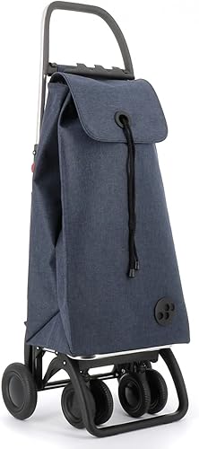 Miniatura 10 de ROLSER Carrito de compras plegable con ruedas  Carrito plegable personal plegable para comestibles  Duradero y portátil  Gris