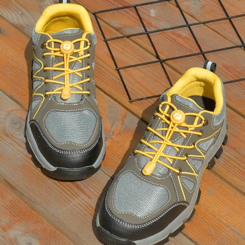 Image of RJ-Sport Tieless Elastic Shoe Laces - Heavy Duty No Tie Shoelaces for Kids and Adult with Strong Lock and Speed Shoestrings