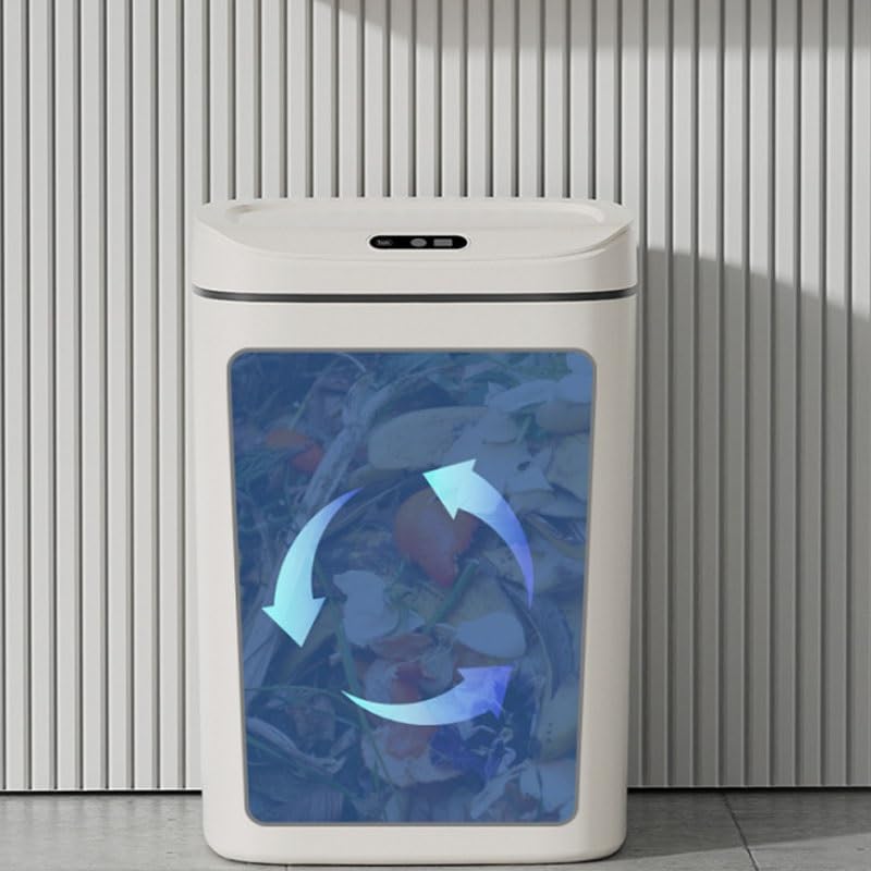 PP Sensor Activated Smart Trash Can for Home Use Bathroom Living Room Kitchen