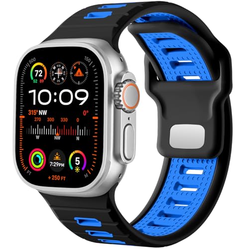 Odbeai Sport Band Compatible with Apple Watch Ultra 49/46/45/44/42mm Men
