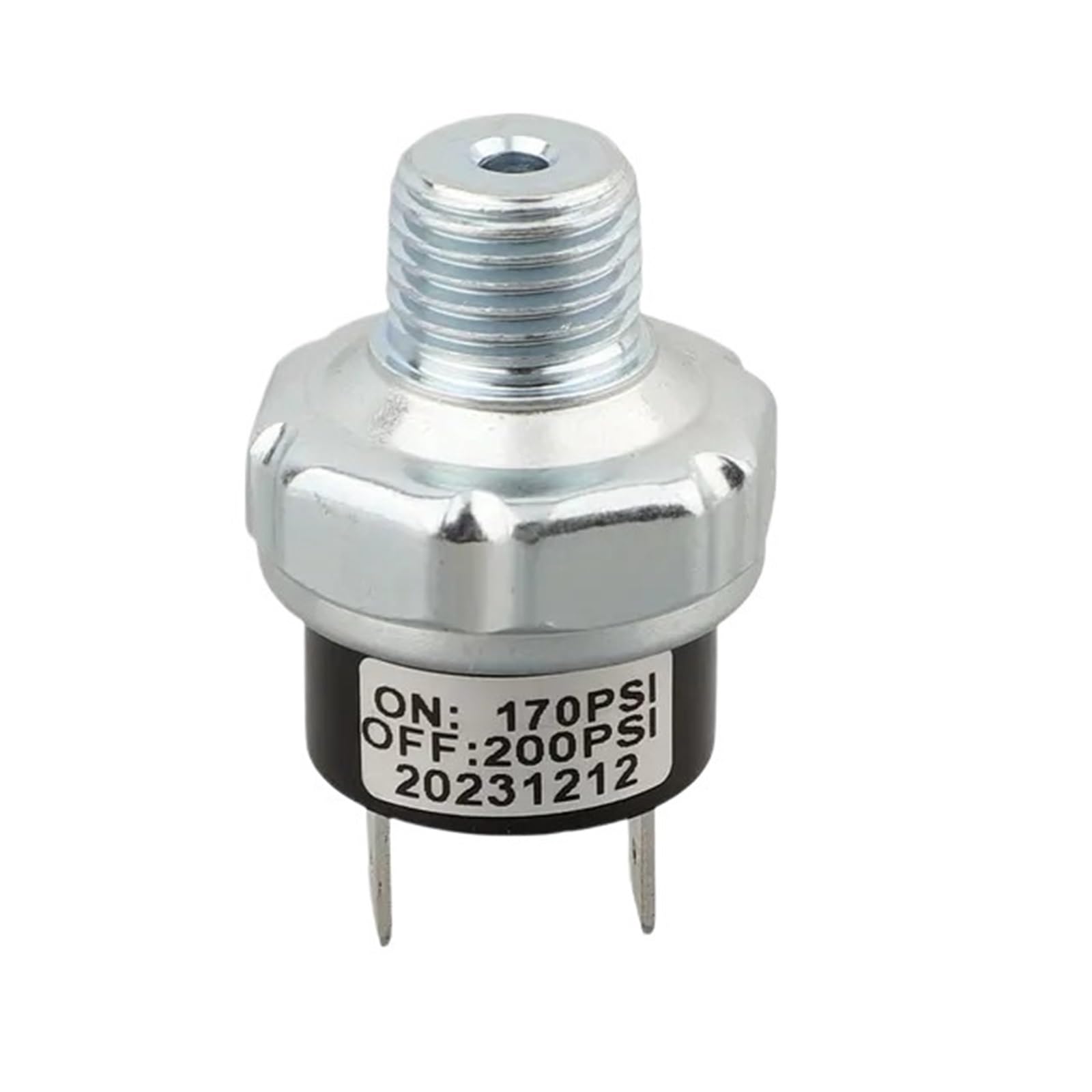 Compresseur d'air NPT avec pressostat automatique 170-200 PSI et interrupteur de régulation pour pneu